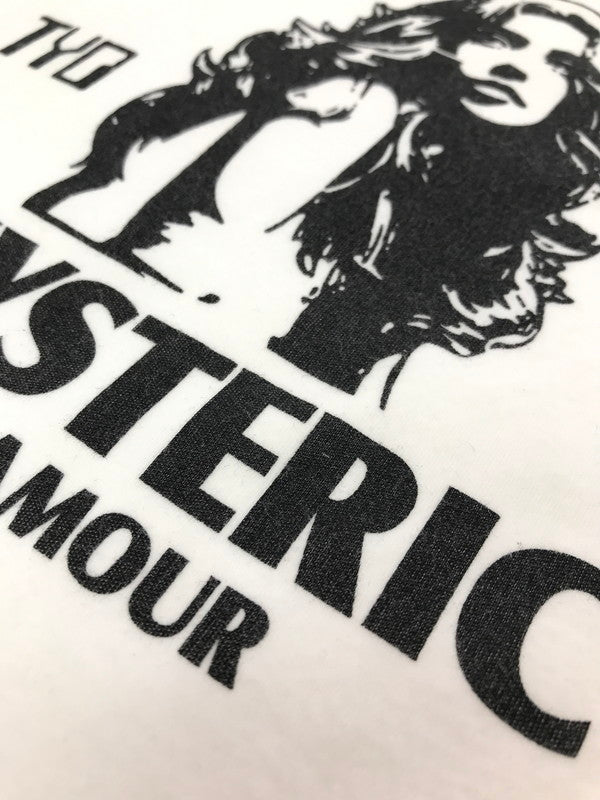 【中古品】【メンズ】 HYSTERIC GLAMOUR ヒステリックグラマー ROCK W YOU TEE WHITE 02241CT23 ロングスリーブ Tシャツ トップス 長袖Tシャツ 140-260813-rt-14-tagh サイズ：XL カラー：ホワイト 万代Net店
