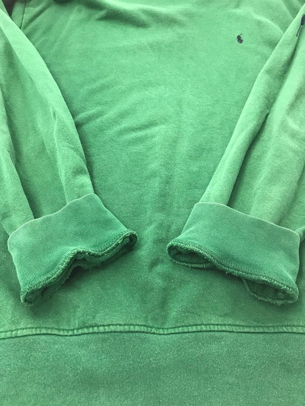 【中古品】【メンズ】 POLO GOLF ポロ ゴルフ CREW NECK SWEATSHIRT GREEN クルーネック スウェットシャツ トレーナー トップス 146-260813-rt-16-tagh サイズ：XL カラー：グリーン 万代Net店