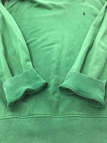 【中古品】【メンズ】 POLO GOLF ポロ ゴルフ CREW NECK SWEATSHIRT GREEN クルーネック スウェットシャツ トレーナー トップス 146-260813-rt-16-tagh サイズ：XL カラー：グリーン 万代Net店
