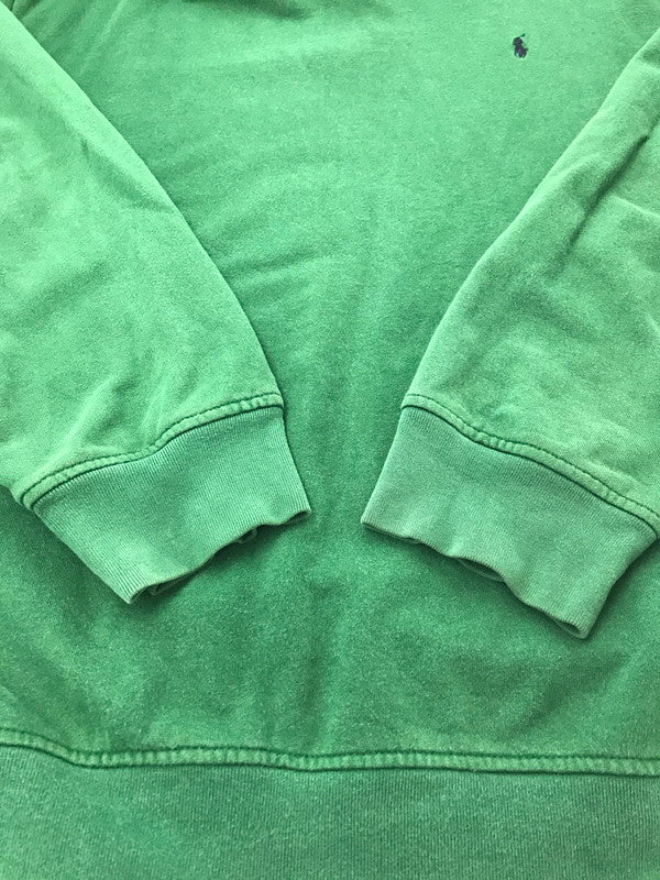 【中古品】【メンズ】 POLO GOLF ポロ ゴルフ CREW NECK SWEATSHIRT GREEN クルーネック スウェットシャツ トレーナー トップス 146-260813-rt-16-tagh サイズ：XL カラー：グリーン 万代Net店