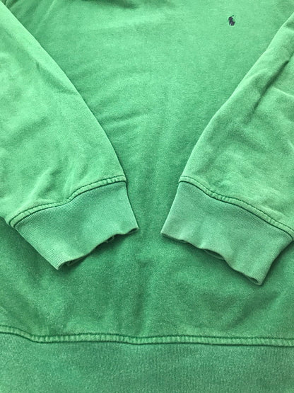 【中古品】【メンズ】 POLO GOLF ポロ ゴルフ CREW NECK SWEATSHIRT GREEN クルーネック スウェットシャツ トレーナー トップス 146-260813-rt-16-tagh サイズ：XL カラー：グリーン 万代Net店