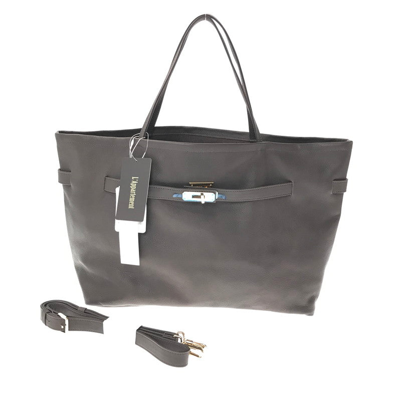 【中古品】【メンズ】 SITA PARANTICA シータ パランティカ LEATHER TOTE BAG BROWN レザー トート バッグ カバン 188-260904-rt-25-tagh カラー：ブラウン 万代Net店