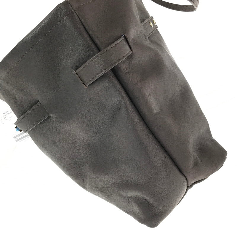【中古品】【メンズ】 SITA PARANTICA シータ パランティカ LEATHER TOTE BAG BROWN レザー トート バッグ カバン 188-260904-rt-25-tagh カラー：ブラウン 万代Net店
