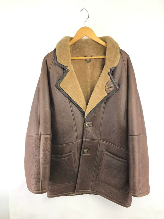 【中古品】【メンズ】 TEODEM テオデム BOA MOUTON JACKET BROWN ボア ムートン ジャケット アウター 146-260814-rt-26-tagh サイズ：L カラー：ブラン 万代Net店
