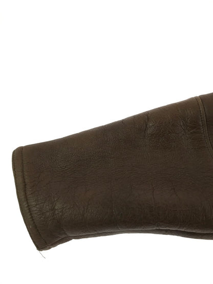【中古品】【メンズ】 TEODEM テオデム BOA MOUTON JACKET BROWN ボア ムートン ジャケット アウター 146-260814-rt-26-tagh サイズ：L カラー：ブラン 万代Net店
