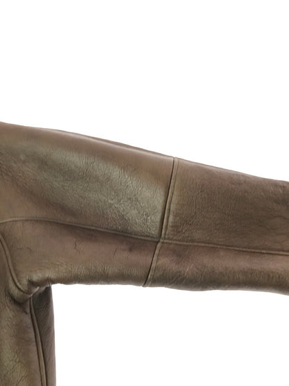 【中古品】【メンズ】 TEODEM テオデム BOA MOUTON JACKET BROWN ボア ムートン ジャケット アウター 146-260814-rt-26-tagh サイズ：L カラー：ブラン 万代Net店