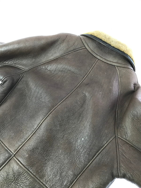 【中古品】【メンズ】 TEODEM テオデム BOA MOUTON JACKET BROWN ボア ムートン ジャケット アウター 146-260814-rt-26-tagh サイズ：L カラー：ブラン 万代Net店