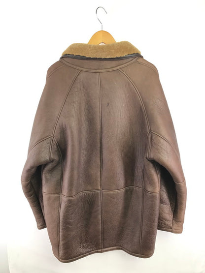 【中古品】【メンズ】 TEODEM テオデム BOA MOUTON JACKET BROWN ボア ムートン ジャケット アウター 146-260814-rt-26-tagh サイズ：L カラー：ブラン 万代Net店