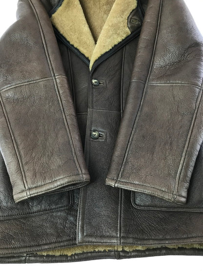 【中古品】【メンズ】 TEODEM テオデム BOA MOUTON JACKET BROWN ボア ムートン ジャケット アウター 146-260814-rt-26-tagh サイズ：L カラー：ブラン 万代Net店