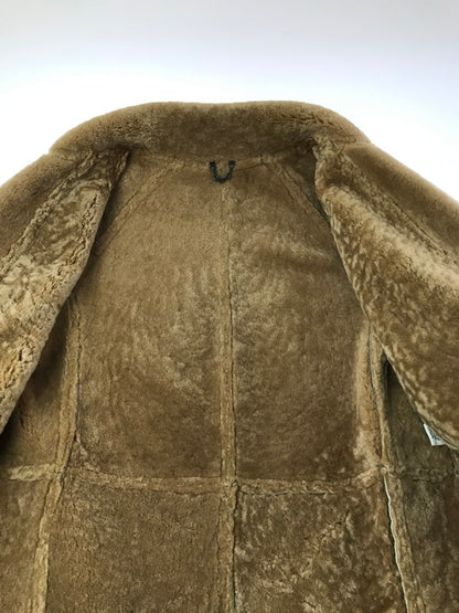 【中古品】【メンズ】 TEODEM テオデム BOA MOUTON JACKET BROWN ボア ムートン ジャケット アウター 146-260814-rt-26-tagh サイズ：L カラー：ブラン 万代Net店