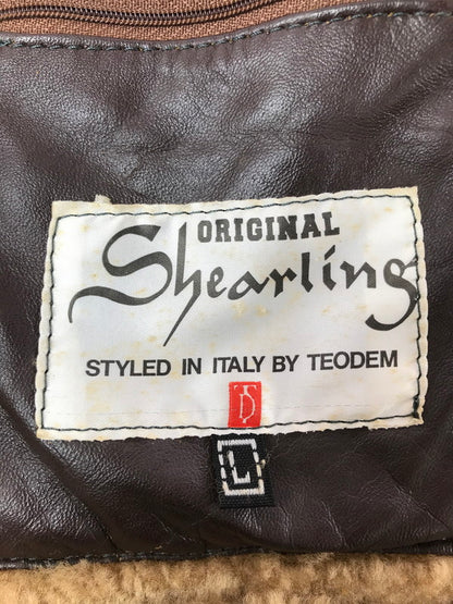 【中古品】【メンズ】 TEODEM テオデム BOA MOUTON JACKET BROWN ボア ムートン ジャケット アウター 146-260814-rt-26-tagh サイズ：L カラー：ブラン 万代Net店