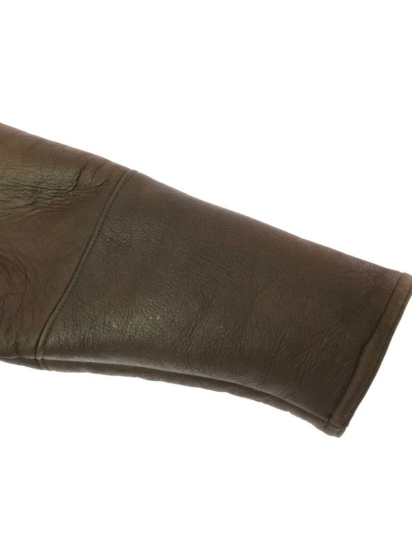 【中古品】【メンズ】 TEODEM テオデム BOA MOUTON JACKET BROWN ボア ムートン ジャケット アウター 146-260814-rt-26-tagh サイズ：L カラー：ブラン 万代Net店