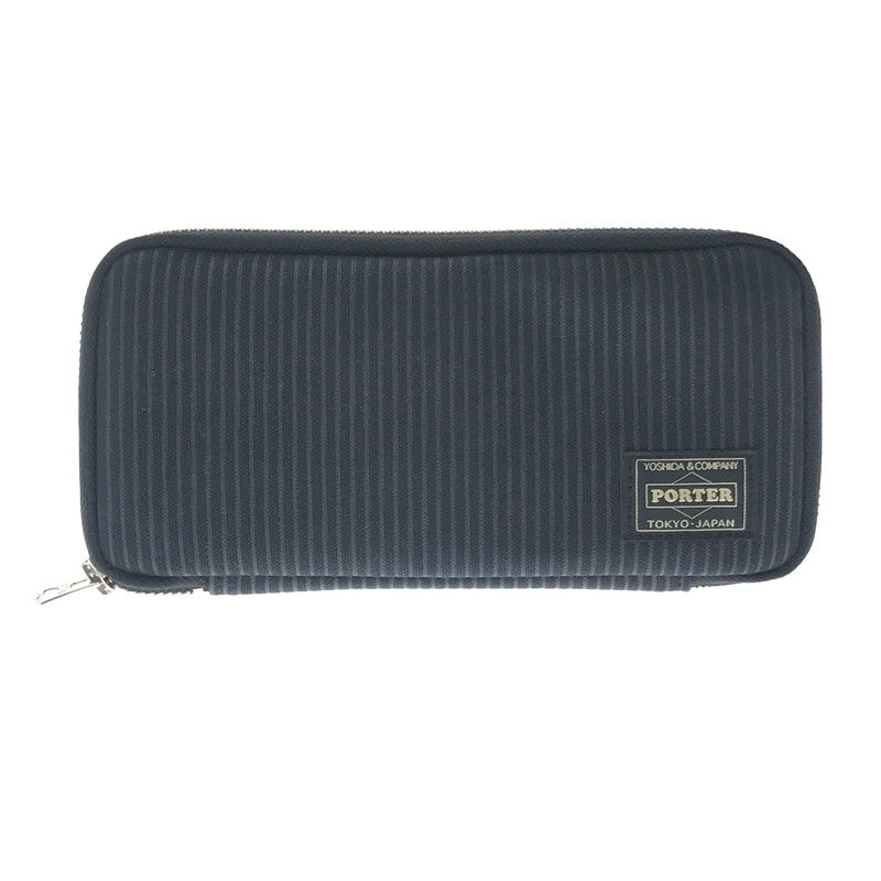 【中古品】【メンズ】 PORTER ポーター DRAWING LOMG WALLET 650-09780-10 ドローイング ロングウォレット 財布 200-260818-rt-33-tag カラー：ブラック 万代Net店