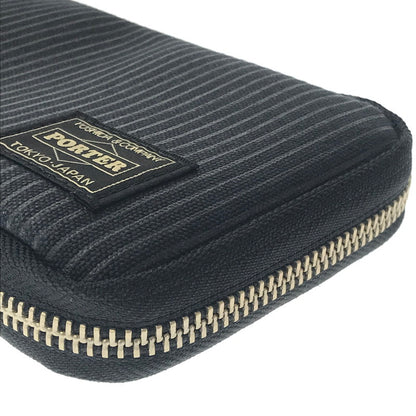 【中古品】【メンズ】 PORTER ポーター DRAWING LOMG WALLET 650-09780-10 ドローイング ロングウォレット 財布 200-260818-rt-33-tag カラー：ブラック 万代Net店