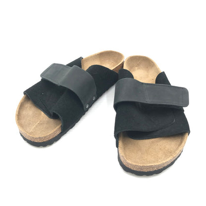 【中古品】【メンズ】 BIRKENSTOCK ビルケンシュトック KYOTO SUEDE SANDAL BLACK キョウト スエード サンダル 靴 164-260815-rt-30-tagh サイズ：26ｃｍ 40 カラー：ブラック 万代Net店