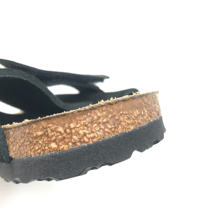 【中古品】【メンズ】 BIRKENSTOCK ビルケンシュトック KYOTO SUEDE SANDAL BLACK キョウト スエード サンダル 靴 164-260815-rt-30-tagh サイズ：26ｃｍ 40 カラー：ブラック 万代Net店