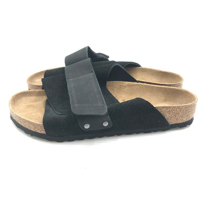【中古品】【メンズ】 BIRKENSTOCK ビルケンシュトック KYOTO SUEDE SANDAL BLACK キョウト スエード サンダル 靴 164-260815-rt-30-tagh サイズ：26ｃｍ 40 カラー：ブラック 万代Net店