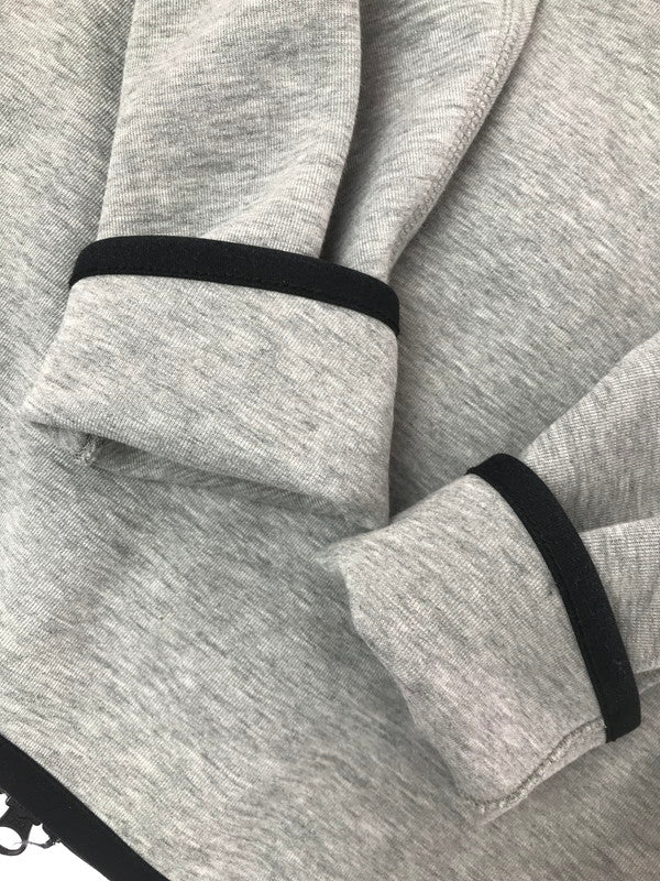 【中古品】【メンズ】 NIKE ナイキ TECH FLEECE FULL ZIP HOODIE 928484-063 テック フリース フルジップ フーディー パーカー トップス 148-260814-rt-07-tagh サイズ：M カラー：グレー 万代Net店