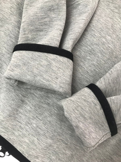 【中古品】【メンズ】 NIKE ナイキ TECH FLEECE FULL ZIP HOODIE 928484-063 テック フリース フルジップ フーディー パーカー トップス 148-260814-rt-07-tagh サイズ：M カラー：グレー 万代Net店