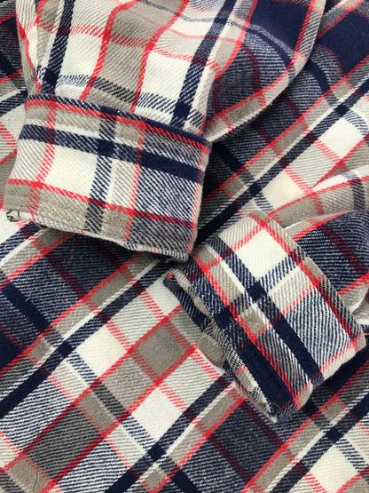 【中古品】【メンズ】 BIG MAC JC PENNY ビック マック ジェーシー ペニー 70's HEAVY FLANNEL SHIRT 70年代 ヘビー フランネル シャツ トップス 146-260814-rt-05-tagh サイズ：XL カラー：マルチカラー 万代Net店