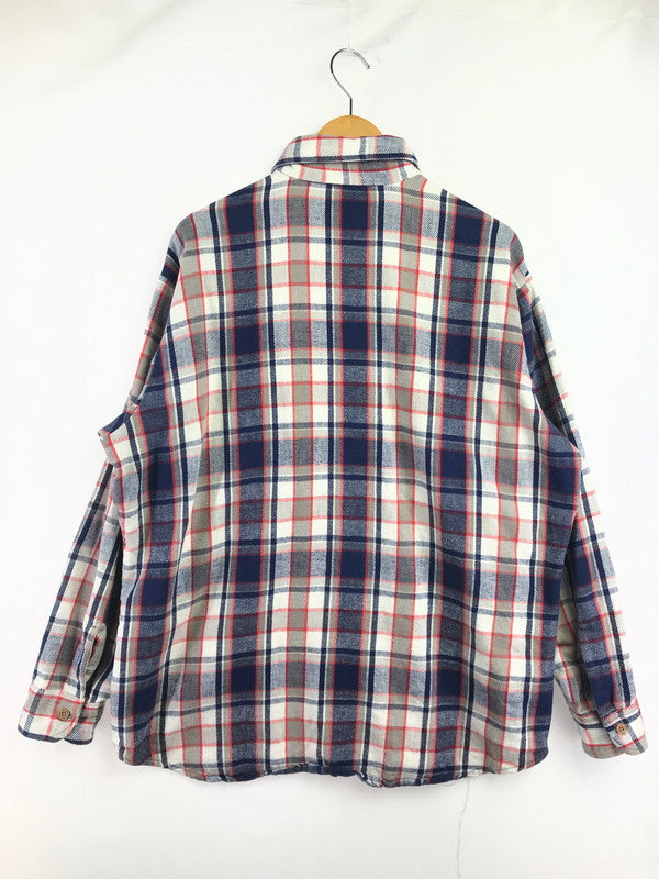 【中古品】【メンズ】 BIG MAC JC PENNY ビック マック ジェーシー ペニー 70's HEAVY FLANNEL SHIRT 70年代 ヘビー フランネル シャツ トップス 146-260814-rt-05-tagh サイズ：XL カラー：マルチカラー 万代Net店