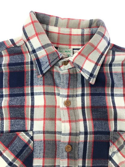 【中古品】【メンズ】 BIG MAC JC PENNY ビック マック ジェーシー ペニー 70's HEAVY FLANNEL SHIRT 70年代 ヘビー フランネル シャツ トップス 146-260814-rt-05-tagh サイズ：XL カラー：マルチカラー 万代Net店