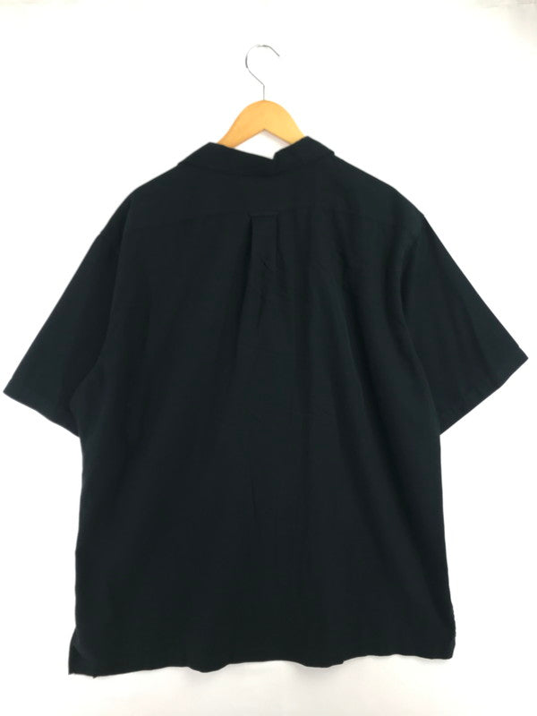 【中古品】【メンズ】 POLO BY RALPH LAUREN ポロバイラルフローレン 90's CALDWELL SILK&COTTON OPEN COLLAR S/S SHIRT 半袖シャツ 開襟シャツ 146-260814-rt-03-tagh サイズ：XL カラー：ブラック 万代Net店