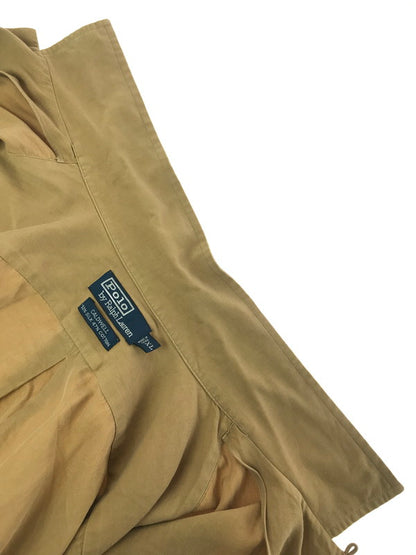【中古品】【メンズ】 POLO BY RALPH LAUREN ポロバイラルフローレン 90's CALDWELL SILK&COTTON OPEN COLLAR S/S SHIRT 半袖シャツ 開襟シャツ 146-260814-rt-02-tagh サイズ：XL カラー：ベージュ 万代Net店
