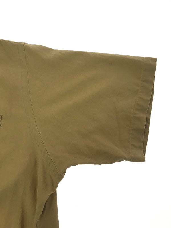 【中古品】【メンズ】 POLO BY RALPH LAUREN ポロバイラルフローレン 90's CALDWELL SILK&COTTON OPEN COLLAR S/S SHIRT 半袖シャツ 開襟シャツ 146-260814-rt-02-tagh サイズ：XL カラー：ベージュ 万代Net店