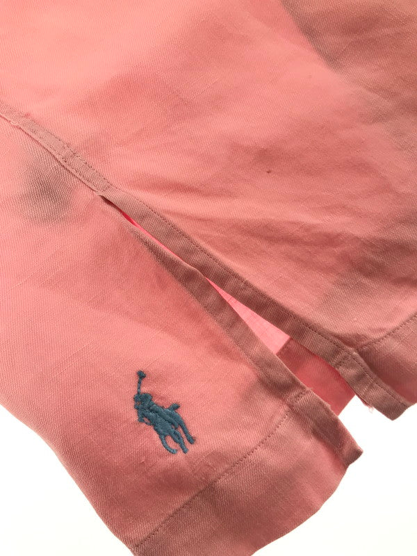 【中古品】【メンズ】 POLO BY RALPH LAUREN ポロバイラルフローレン CALDWELL SILK&LINEN OPEN COLLAR L/S SHIRT ロングスリーブ シャツ トップス 146-260814-rt-04-tagh サイズ：S カラー：ピンク 万代Net店