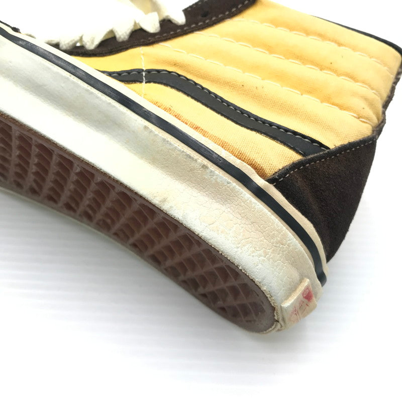 【現状渡し品】【メンズ】 VANS バンズ OFF THE WALL SK8-HI YELLOW オフ ザ ウォール エスケーエイト-ハイ スニーカー 靴 164-260815-rt-29-tagh サイズ：不明 下記参照 カラー：イエロー 万代Net店