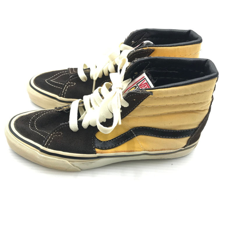 【現状渡し品】【メンズ】 VANS バンズ OFF THE WALL SK8-HI YELLOW オフ ザ ウォール エスケーエイト-ハイ スニーカー 靴 164-260815-rt-29-tagh サイズ：不明 下記参照 カラー：イエロー 万代Net店