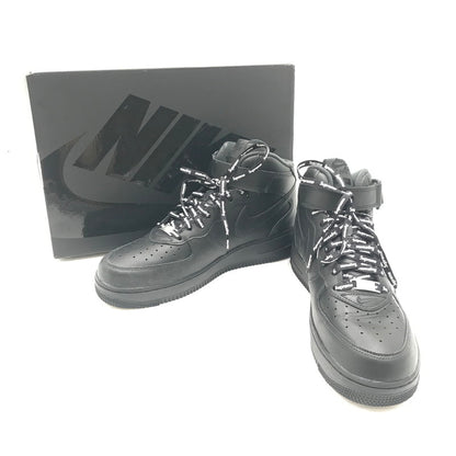 【中古品】【メンズ】 NIKE ナイキ × SUPREME シュプリーム AIR FORCE 1 MID BLACK FZ8784-001 エア フォース 1 ミッド スニーカー 靴 160-260816-rt-01-tagh サイズ：27cm US9 カラー：ブラック 万代Net店