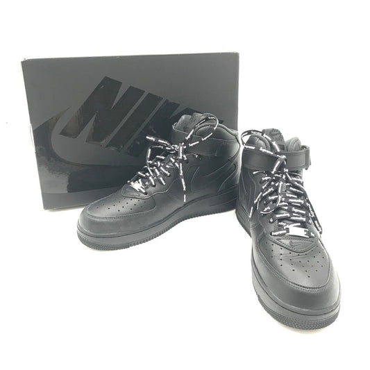 【中古品】【メンズ】 NIKE ナイキ × SUPREME シュプリーム AIR FORCE 1 MID BLACK FZ8784-001 エア フォース 1 ミッド スニーカー 靴 160-260816-rt-01-tagh サイズ：27cm US9 カラー：ブラック 万代Net店