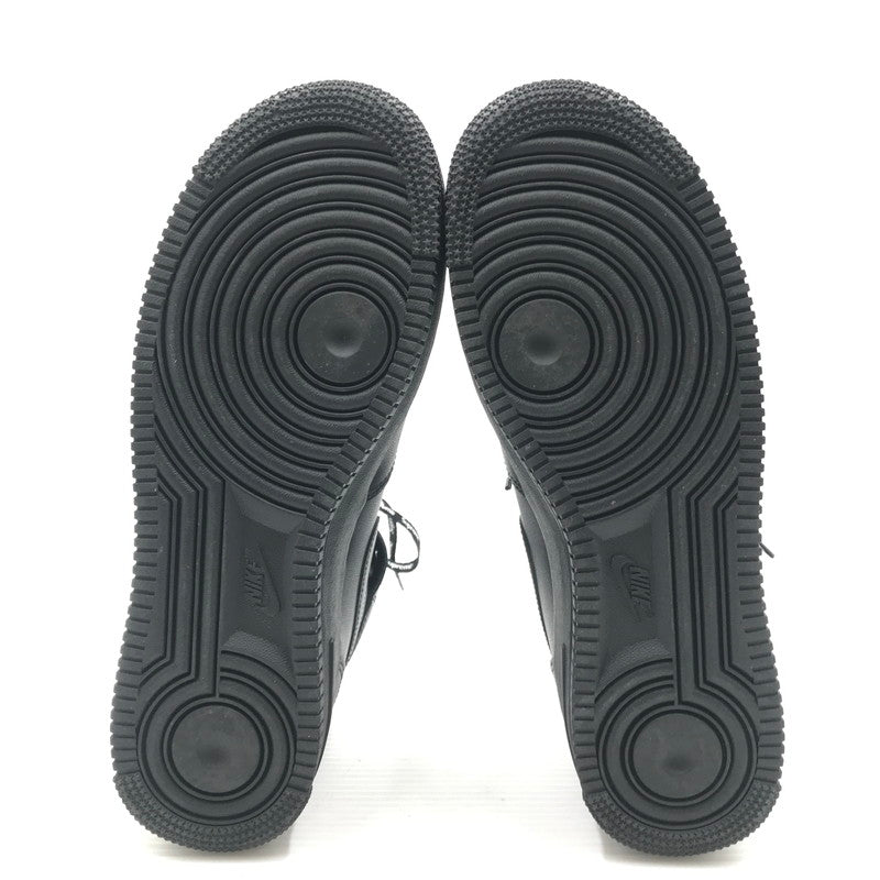 【中古品】【メンズ】 NIKE ナイキ × SUPREME シュプリーム AIR FORCE 1 MID BLACK FZ8784-001 エア フォース 1 ミッド スニーカー 靴 160-260816-rt-01-tagh サイズ：27cm US9 カラー：ブラック 万代Net店