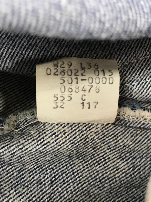 【中古品】【メンズ】 LEVI'S リーバイス DENIM PANTS 501-0000 87年 刻印555 バレンシア デニムパンツ ジーンズ ボトムス 157-260814-rt-19-tagh サイズ：W29 カラー：インディゴ 万代Net店