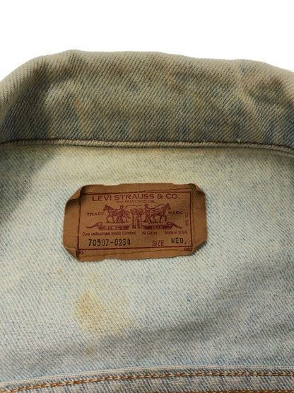 【中古品】【メンズ】 LEVI'S リーバイス DENIM JACKET 70507-0234 刻印715 デニムジャケット ジージャン ライトアウター 146-260815-rt-13-tagh サイズ：MED カラー：インディゴ 万代Net店