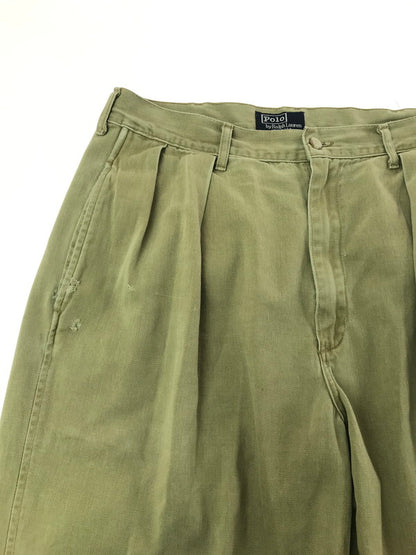 【中古品】【メンズ】 POLO BY RALPH LAUREN ポロバイラルフローレン ～90's CHINO TROUSERS チノ トラウザー ボトムス 157-260814-rt-09-tagh サイズ：34/34 カラー：ベージュ 万代Net店