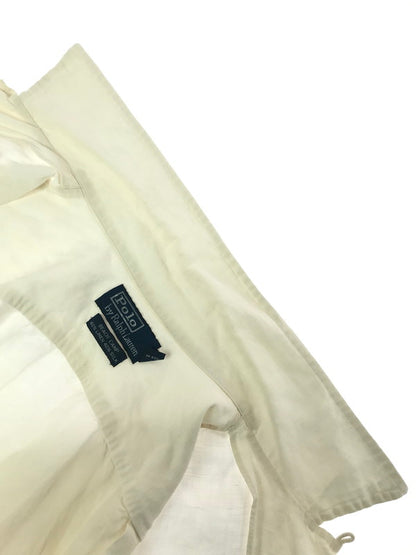 【中古品】【メンズ】 POLO BY RALPH LAUREN ポロバイラルフローレン 90's BEACH CAMP LINEN&SILK S/S OPEN COLLAR SHIRT HS-RL-CM3886 146-260814-rt-01-tagh サイズ：M カラー：ホワイト 万代Net店