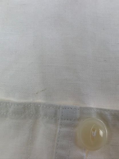 【中古品】【メンズ】 POLO BY RALPH LAUREN ポロバイラルフローレン 90's BEACH CAMP LINEN&SILK S/S OPEN COLLAR SHIRT HS-RL-CM3886 146-260814-rt-01-tagh サイズ：M カラー：ホワイト 万代Net店