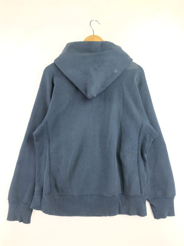 【現状渡し品】【メンズ】 CHAMPION チャンピオン 80's TUFTS REVERSE WEAVE HOODED SWEATSHIRT 80年代 リバース ウィーブ スウェット トレーナー トップス 146-260814-rt-11-tagh サイズ：L カラー：ブルー 万代Net店