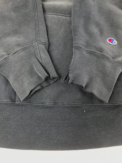 【現状渡し品】【メンズ】 CHAMPION チャンピオン 80's TUFTS REVERSE WEAVE HOODED SWEATSHIRT 80年代 リバース ウィーブ スウェット トレーナー トップス 146-260814-rt-11-tagh サイズ：L カラー：ブルー 万代Net店