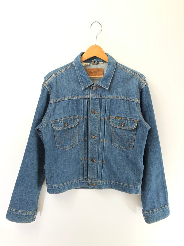 【中古品】【メンズ】 WRANGLER ラングラー DENIM JACKET M4757 90S 11MJ復刻 デニム ジャケット ジージャン ライトアウター 146-260815-rt-14-tagh サイズ：LARGE カラー：インディゴ 万代Net店