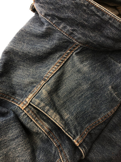 【中古品】【メンズ】 WRANGLER ラングラー DENIM JACKET M4757 90S 11MJ復刻 デニム ジャケット ジージャン ライトアウター 146-260815-rt-14-tagh サイズ：LARGE カラー：インディゴ 万代Net店