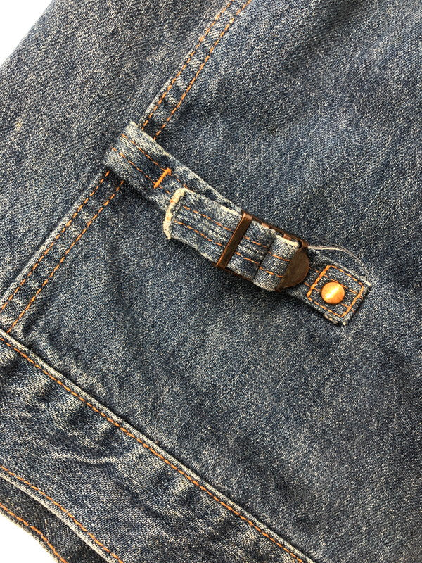 【中古品】【メンズ】 WRANGLER ラングラー DENIM JACKET M4757 90S 11MJ復刻 デニム ジャケット ジージャン ライトアウター 146-260815-rt-14-tagh サイズ：LARGE カラー：インディゴ 万代Net店