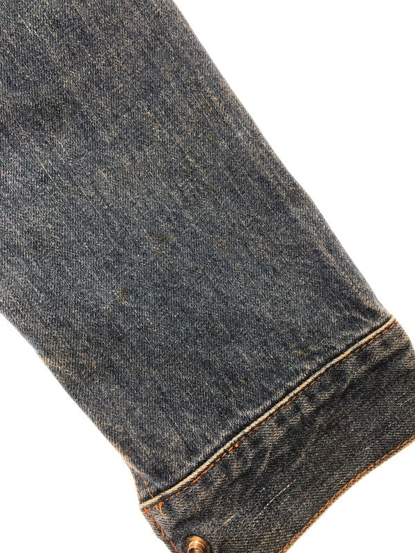 【中古品】【メンズ】 WRANGLER ラングラー DENIM JACKET M4757 90S 11MJ復刻 デニム ジャケット ジージャン ライトアウター 146-260815-rt-14-tagh サイズ：LARGE カラー：インディゴ 万代Net店