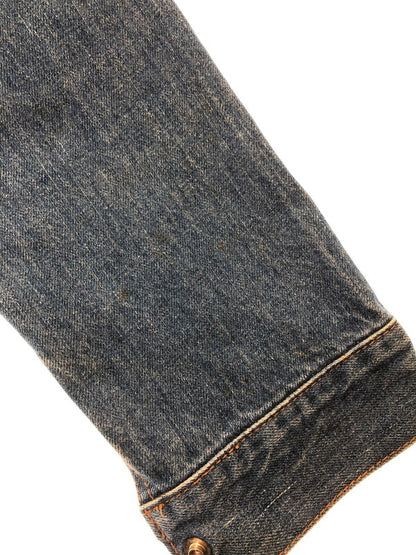 【中古品】【メンズ】 WRANGLER ラングラー DENIM JACKET M4757 90S 11MJ復刻 デニム ジャケット ジージャン ライトアウター 146-260815-rt-14-tagh サイズ：LARGE カラー：インディゴ 万代Net店