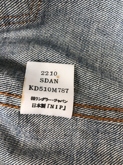 【中古品】【メンズ】 WRANGLER ラングラー DENIM JACKET M4757 90S 11MJ復刻 デニム ジャケット ジージャン ライトアウター 146-260815-rt-14-tagh サイズ：LARGE カラー：インディゴ 万代Net店