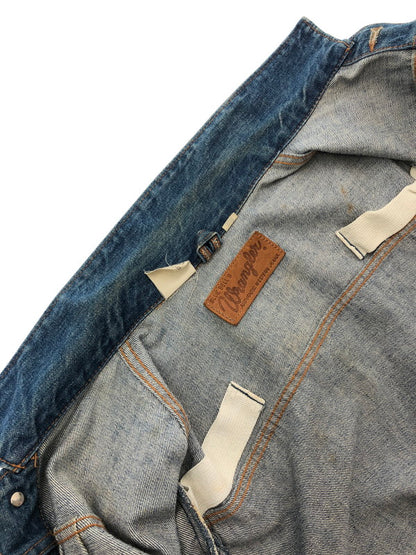 【中古品】【メンズ】 WRANGLER ラングラー DENIM JACKET M4757 90S 11MJ復刻 デニム ジャケット ジージャン ライトアウター 146-260815-rt-14-tagh サイズ：LARGE カラー：インディゴ 万代Net店