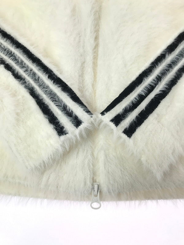 【中古美品】【メンズ】 ADIDAS アディダス FAUX MOHAIR CLASSIC TRACKTOP KR5152 フェイクモヘア クラシック トラックトップ ライトアウター 148-260814-rt-16-tagh サイズ：2XL カラー：ホワイト 万代Net店